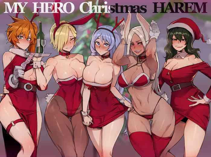 Blowjob MY HERO Christmas HAREM- My hero academia | boku no hero academia hentai Transsexual