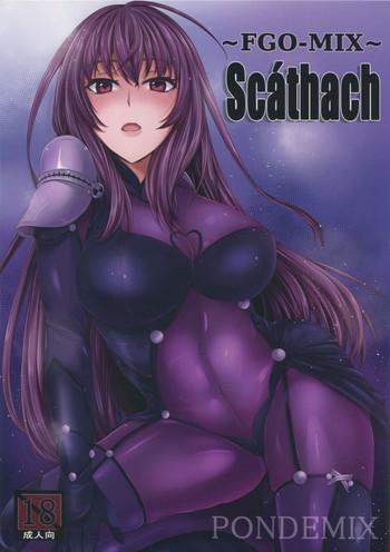 Groping Scáthach- Fate grand order hentai Blowjob