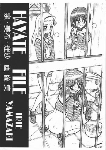 Three Some HAYATE FILE – Izumi Miki Risa Gazoushuu- Hayate no gotoku hentai Doggystyle