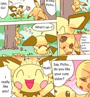 Throat Pikachu Kiss Pichu- Pokemon hentai Ffm