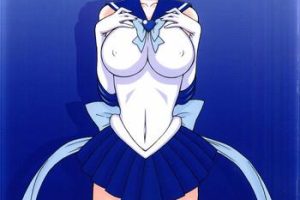 Asian Babes Aqua Necklace- Sailor moon hentai Hung