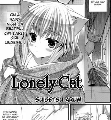 Tugging Lonely Cat White Girl