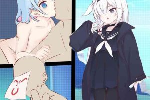 Young A.R.O.N.A- Blue archive hentai Azur lane hentai Roundass